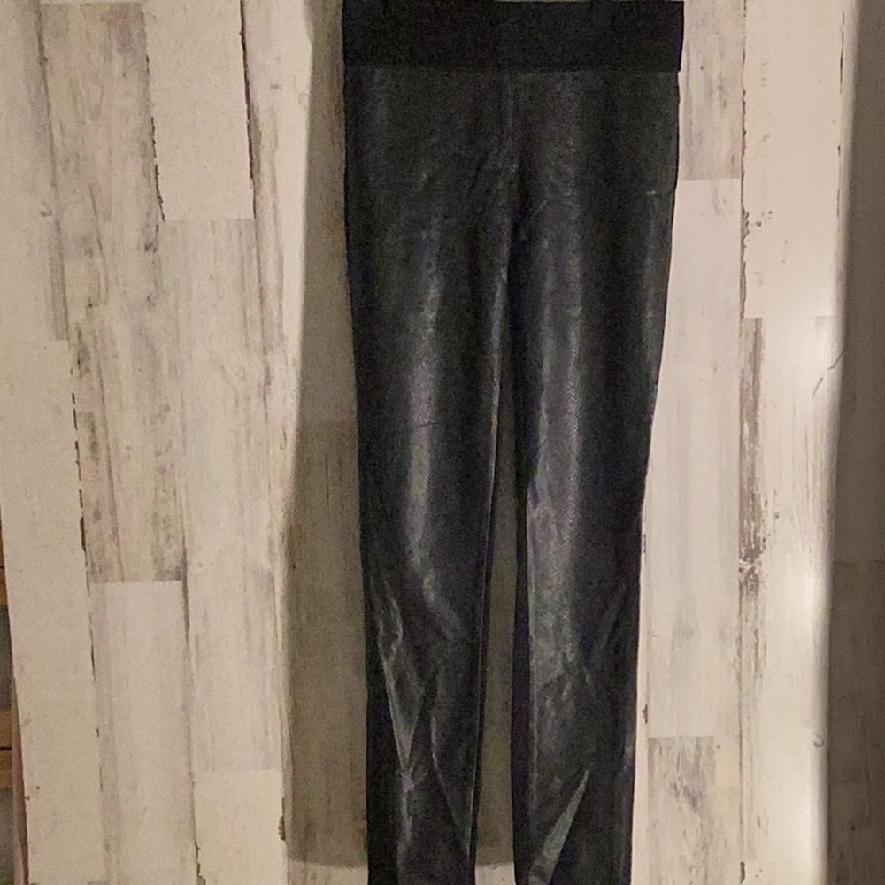 Club Monaco Black Faux Leather Leggings